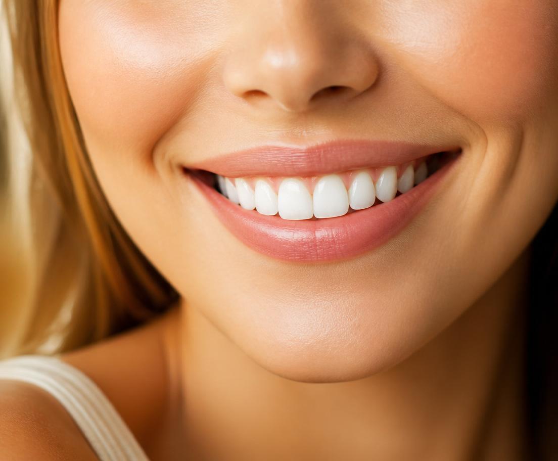 Um sorriso bonito e bem cuidado